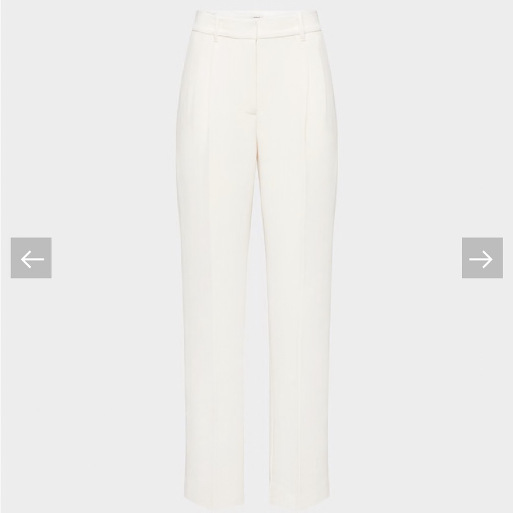 Aritzia The Effortless Pant - Crepette - Light Birch